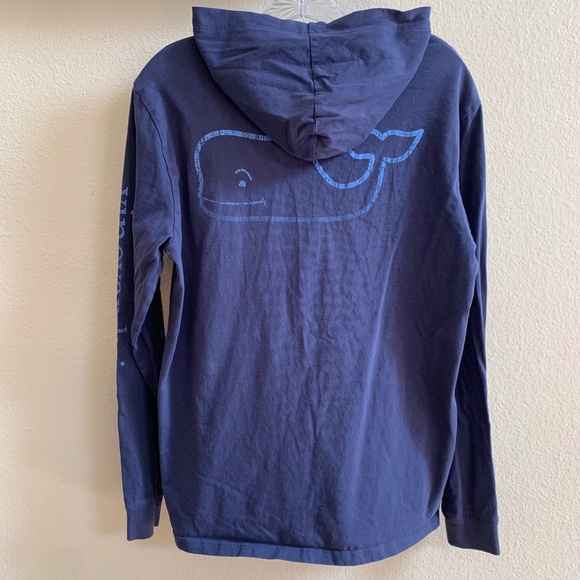 💙Young Mens Teen Vineyard Vines hooded long sleeve, Small - Picture 1 of 5
